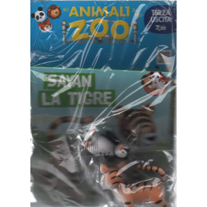 Collezione Gli animali del mio zoo 2023 n. 3 -Sayan la tigre - settimanale - 22/9/2023 - copertina rigida