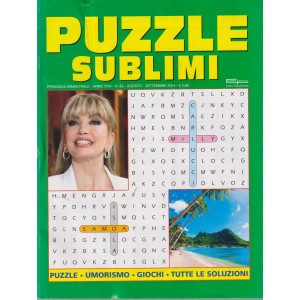 Puzzle sublimi - n. 83 - bimestrale -agosto - settembre   2024