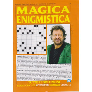 Magica enigmistica - n. 79 - trimestrale -settembre - novembre  2024