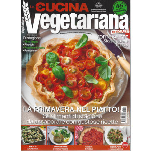 La mia cucina vegetariana - n. 124 - bimestrale -aprile - maggio  2024