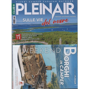 Plein Air - n. 620 -marzo 2024- mensile + il libro Le guide di Plein Air - Borghi in camperr - rivista + libro