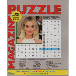 Abbonamento Puzzle Magazine (cartaceo  trimestrale)