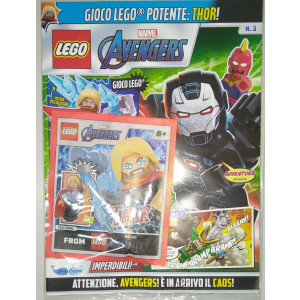 LEGO MARVEL AVENGERS Magazine n. 3 luglio 2024 + Bustina con Minifigures