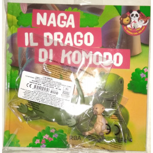 Animali dello zoo - n.21 - Naga il Drago di Komodo - settimanale - 23/02/2024 - copertina rigida