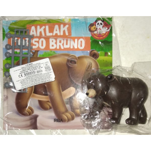 Animali dello zoo - n.20 - Aklak l'orso bruno - settimanale - 16/02/2024 - copertina rigida