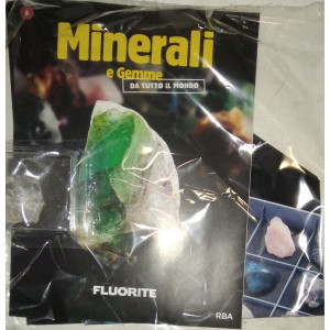Minerali e Gemme da tutto il Mondo - Fluorite - Uscita n. 6 - 02/03/2024 c/raccoglitore fascicoli