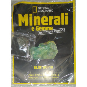 Minerali e Gemme da tutto il mondo - eliotropio -  n. 125 - settimanale - 12/07/2024