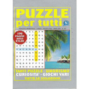 Abbonamento Puzzle Per Tutti (cartaceo  bimestrale)