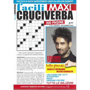 Abbonamento Facili Cruciverba Maxi (cartaceo  bimestrale)