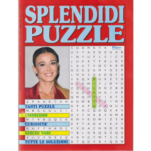 Splendidi puzzle - n. 97 -maggio - luglio      2024 - trimestrale