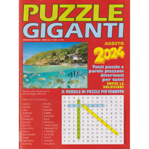 Puzzle giganti - n. 484 - mensile -agosto    2024