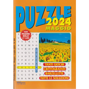 Puzzle 2024 - n. 389 -maggio - luglio  2024 - 100 pagine