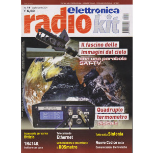 Radio kit elettronica - n. 8-luglio - agosto     2024 - mensile