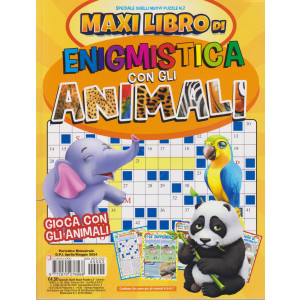 Speciale Quelli nuovi puzzle - n. 2 - Maxi libro di enigmistica con gli animali - bimestrale - aprile - maggio 2024