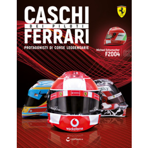 Caschi dei piloti Ferrari - Michael Schumacher - 2004 - Gran Premio d'Italia - Uscita n.62 - 12/03/2024 - Editore: Centauria