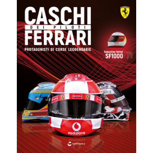 Caschi dei piloti Ferrari - Sebastian Vetel SF1000 - 2020 - Uscita n.71 - 18/07/2024 - Editore: Centauria