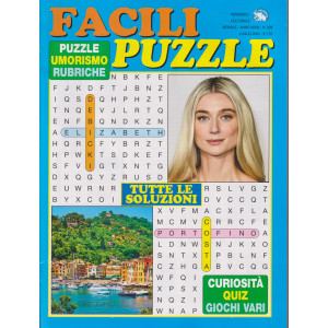 Facili puzzle - n. 328 - mensile  -luglio   2024