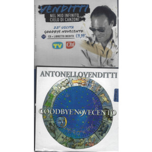 22° CD Antonello Venditti  - Goodbye novecento    cd + libretto inedito -26/8/2022- settimanale