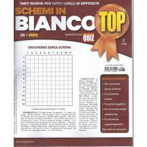 Abbonamento Schemi in bianco Top by Domenica Quiz (cartaceo  trimestrale)