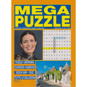 Mega puzzle - n. 101 - trimestrale - maggio - luglio   2024