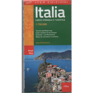 Mappa Italia - Carta stradale e turistica - 1:750.000 - settembre 2023
