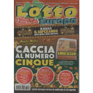 Abbonamento Lotto Europa (cartaceo  mensile)