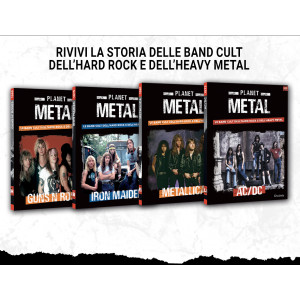 Abbonamento Collezione Planet Metal "le  band cult dell'hard rock e dell'Heavy Metal  (cartaceo  quattordicinale)