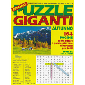 Abbonamento Speciale Puzzle Giganti (cartaceo  trimestrale)