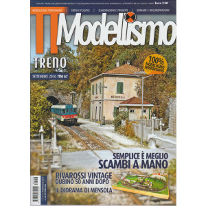 MODELLISMO.  MENSILE "TUTTO TRENO MODELLISMO & STORIA" N. 158. SETTEMBRE 2016.