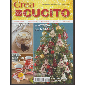Crea Cucito - mensile pocket n.93 Novembre 2017 