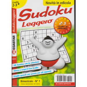 Abbonamento Sudoku Leggero (cartaceo  bimestrale)