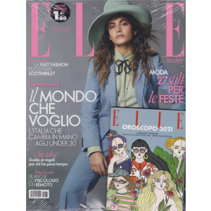 Elle + Elle oroscopo 2021 - n. 47 - 12 dicembre 2020 - settimanale