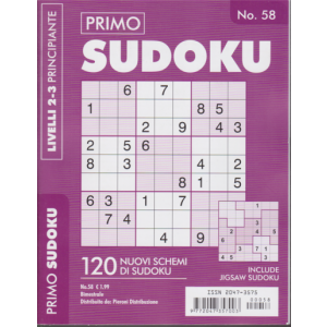 Abbonamento Primo Sudoku (cartaceo  bimestrale)