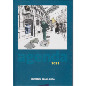 L'agenda del Corriere della Sera 2021 - con segnapagina - copertina rigida