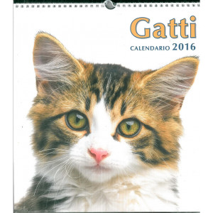 Calendario 2016 Gatti - cm. 31 x 33,5 con spirale