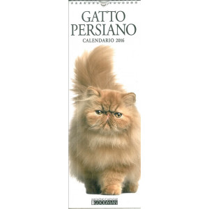Calendario 2016 Gatto Persiano - cm. 14,5 x 41 con spirale