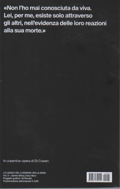 True Crime James Ellroy Dalia Nera n. 5 settimanale 390