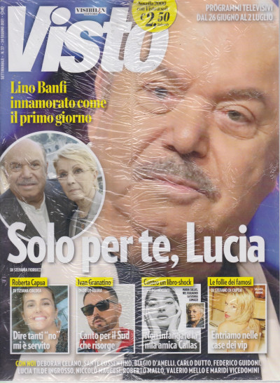 Novella 2000 Visto N 27 Settimanale 24 Giugno 2021 2 Riviste Italiano Edicola Shop 1758