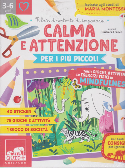 I libri de Il Sole 24 ORE - Calma e attenzione - Per i più piccoli - n.  2/2021 - 3-6 anni - mensile