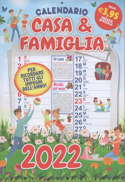 Calendario della Famiglia 2022 - ITL Libri