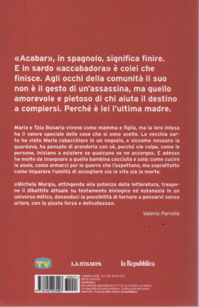 Michela Murgia - Accabadora - n.27 -9/9/2023 - settimanale -167