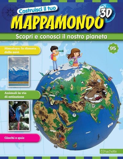 Costruisci il Mappamondo 3D 2^ edizione uscita 95