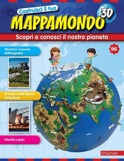 Costruisci il Mappamondo 3D 2^ edizione uscita 96