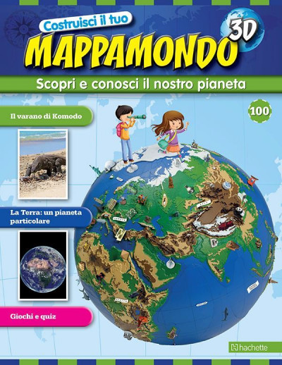 Costruisci il Mappamondo 3D 2^ edizione uscita 100