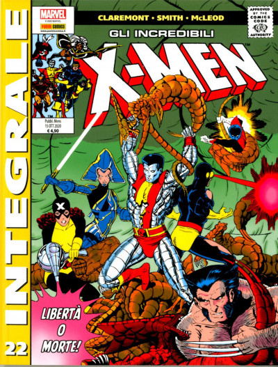 X-Men Di Chris Claremont - N° 22 - Gli Incredibili X-Men - Marvel Integrale Panini Comics
