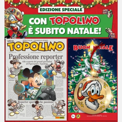 Immagini Natale Topolino.Disney Topolino Speciale Natale Topolino N 3340 Palla Di Natale Oro Italiano Edicola Shop