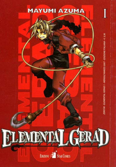 Elemental Gerad - N° 1 - Elemental Gerad (M18) - Zero Star Comics