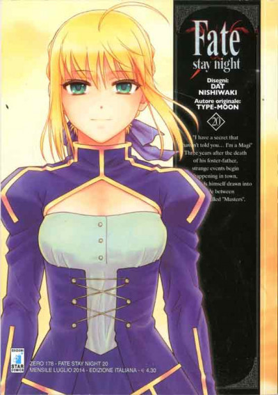 Fate Stay Night - N° 20 - Fate Stay Night - Zero Star Comics