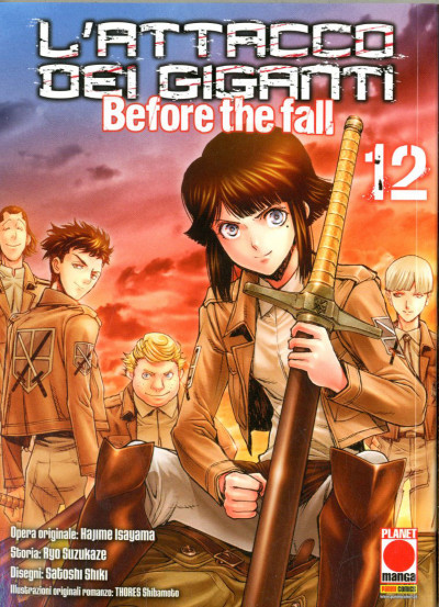 Attacco Dei Giganti Before The Fall - N° 12 - Attacco Dei Giganti Before The Fall - Manga Shock Planet Manga