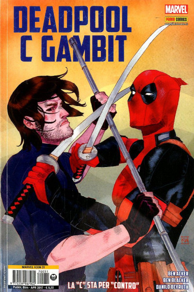 Marvel Icon - N° 31 - Deadpool C Gambit: La C Sta Per Contro - Marvel Italia